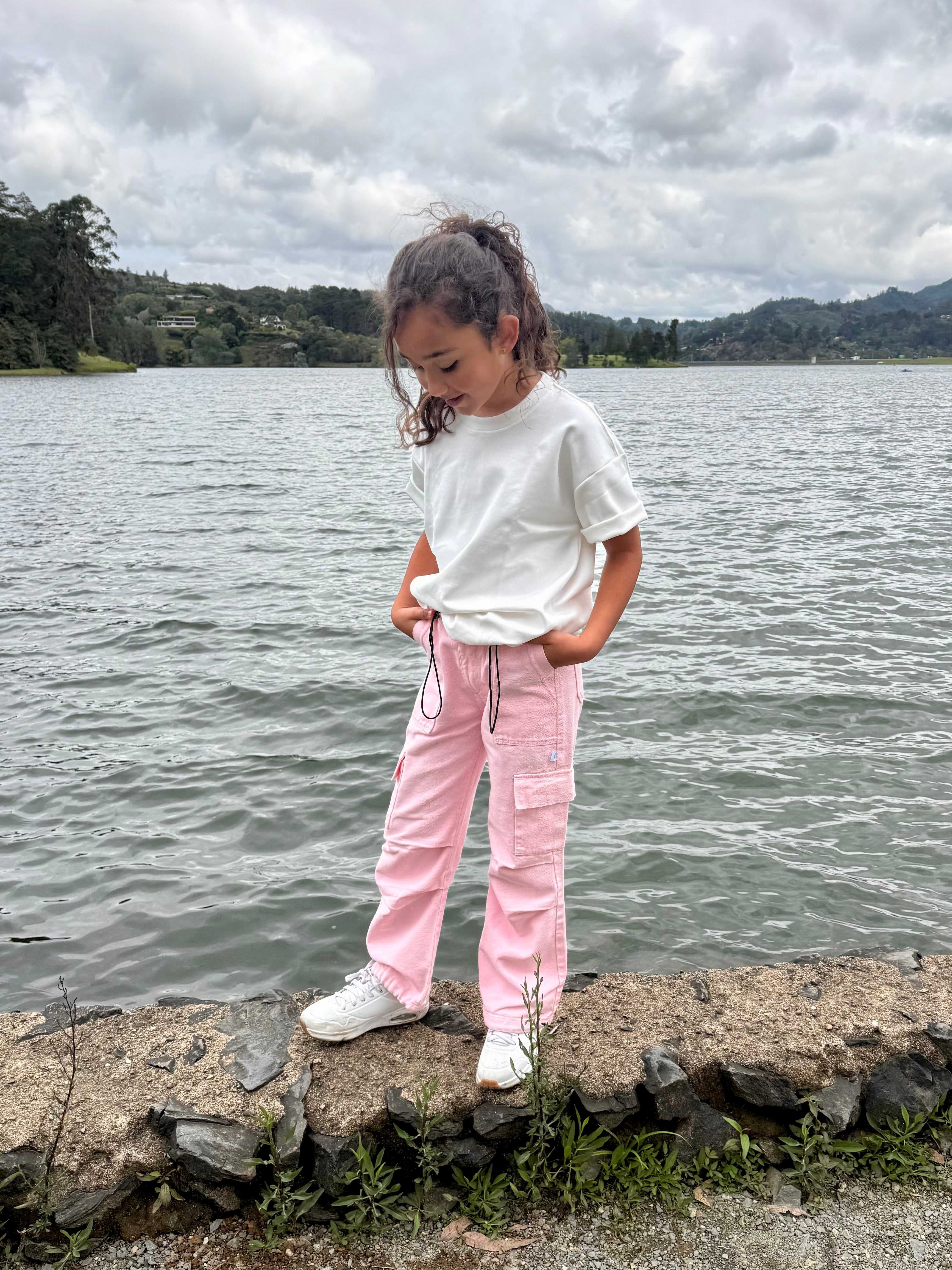 Pantalón cargo niña