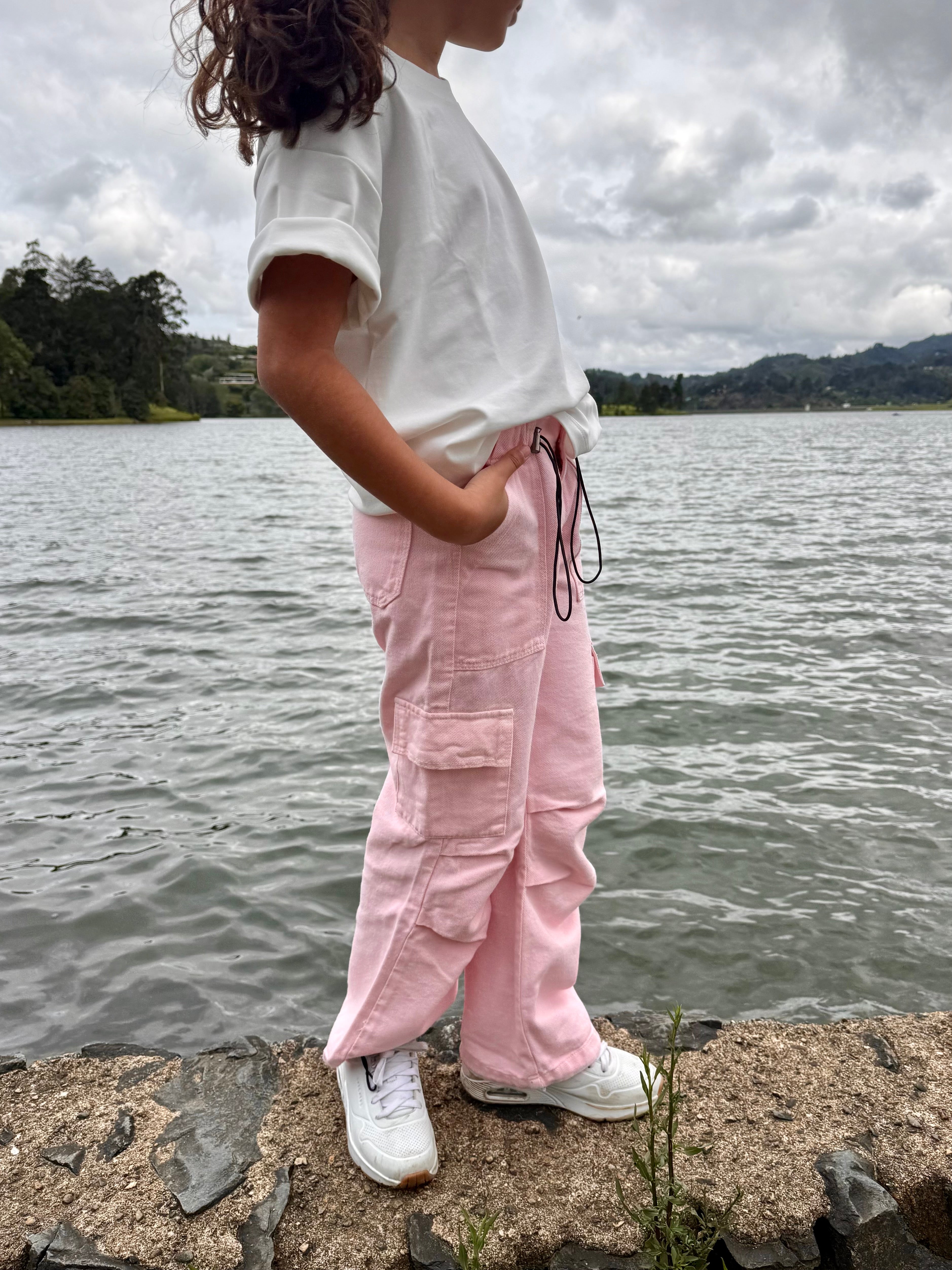 Pantalón cargo niña