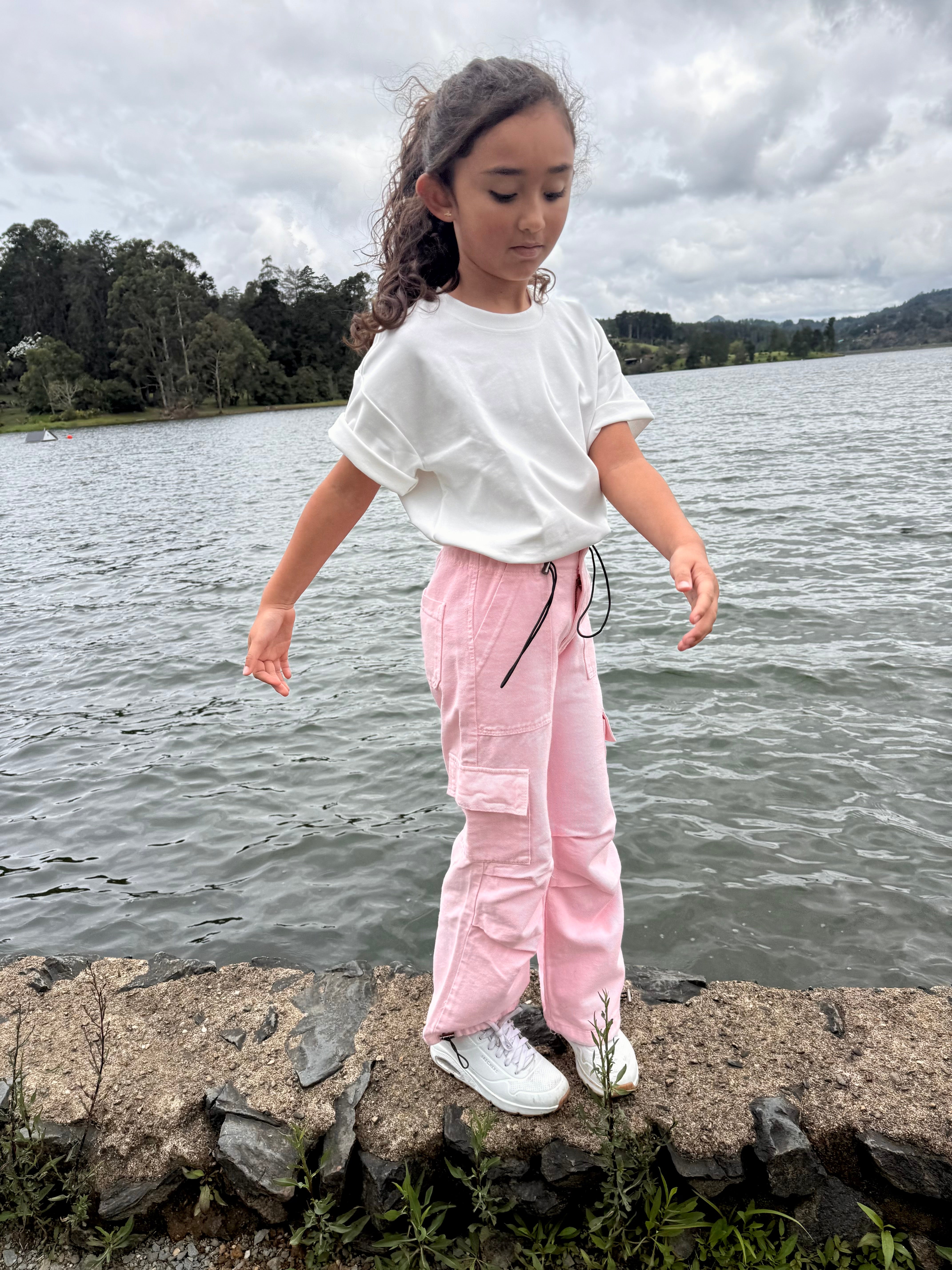 Pantalón cargo niña