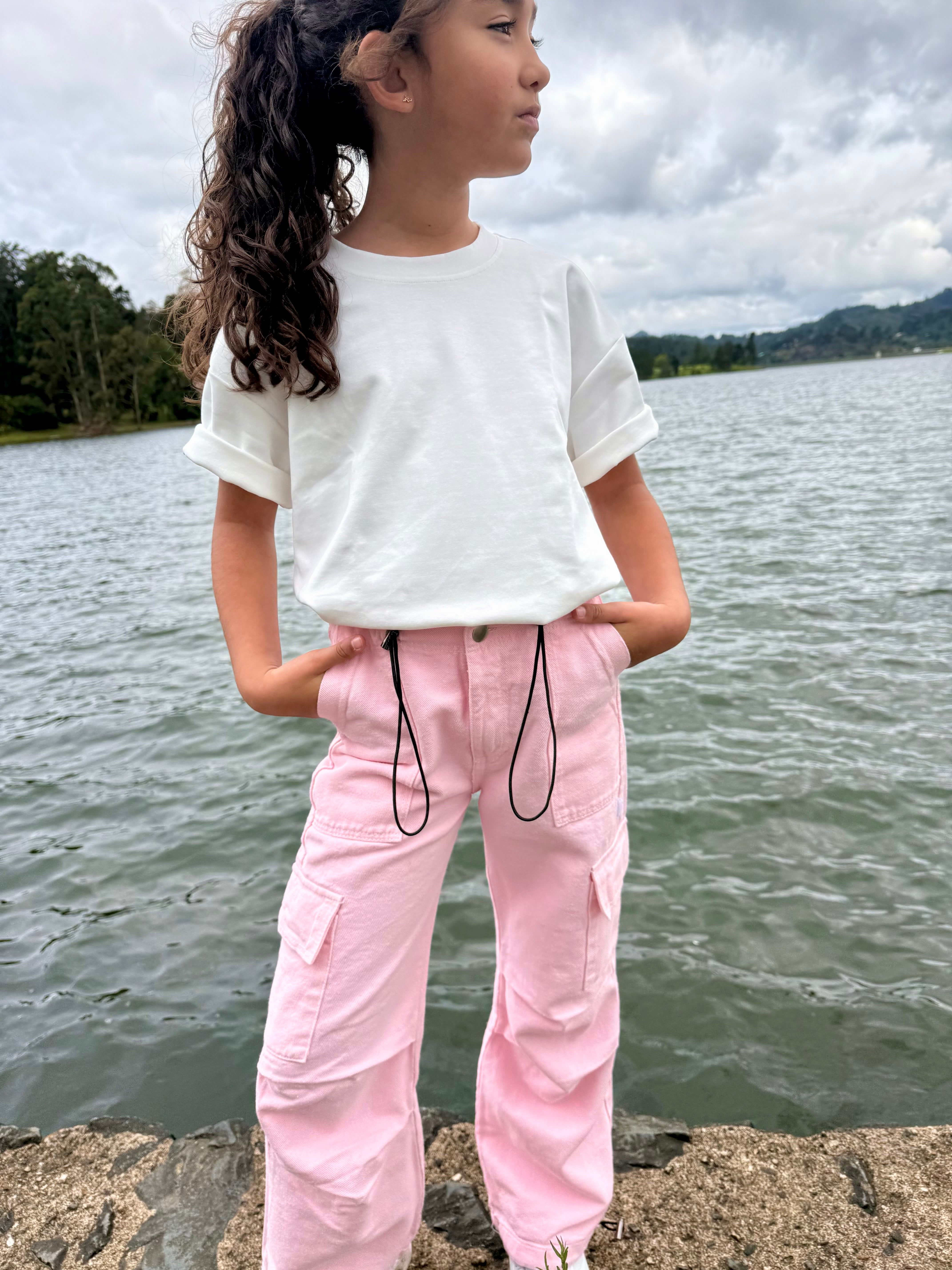 Pantalón cargo niña