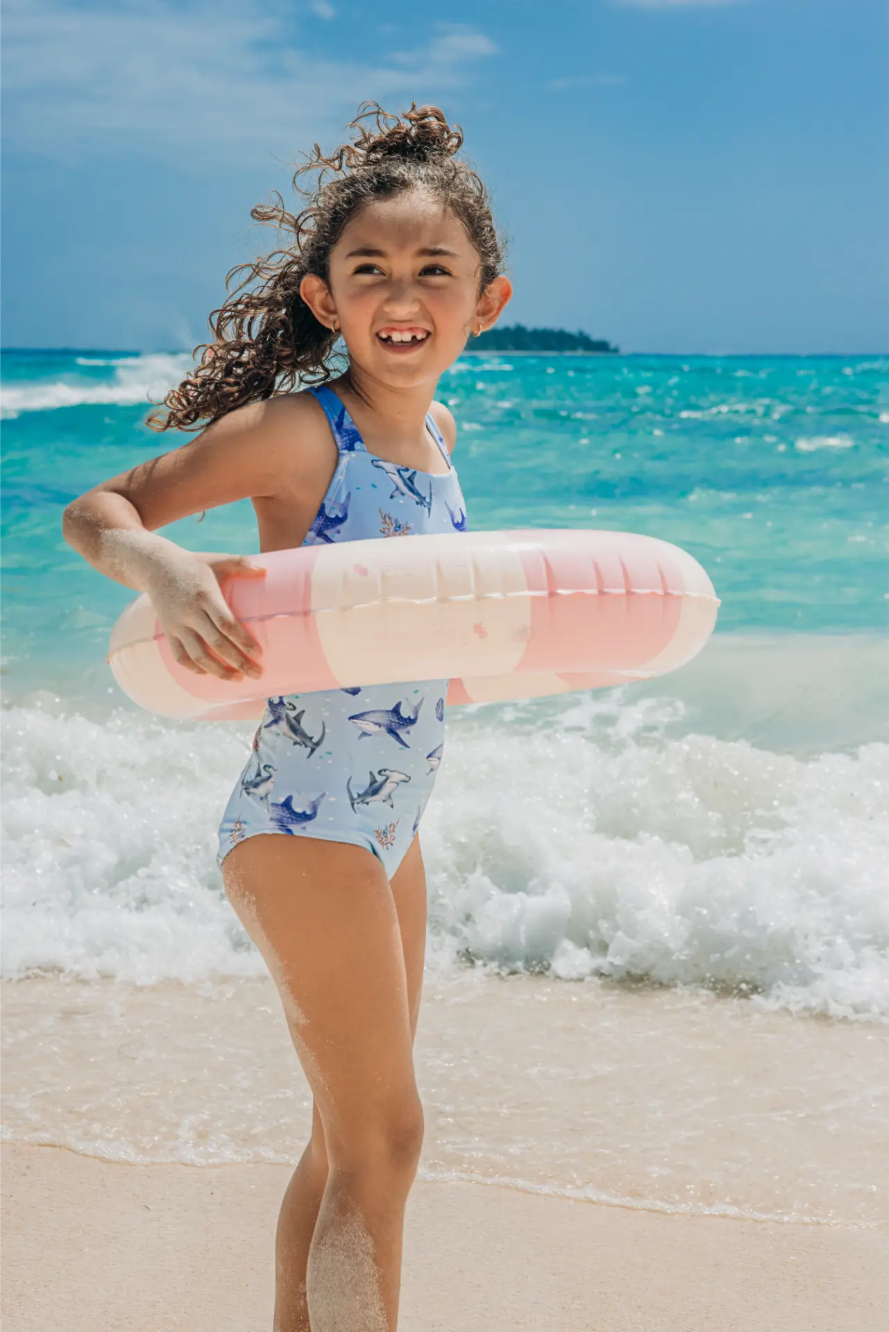 Vestido de baño entero para Niña con protección UV