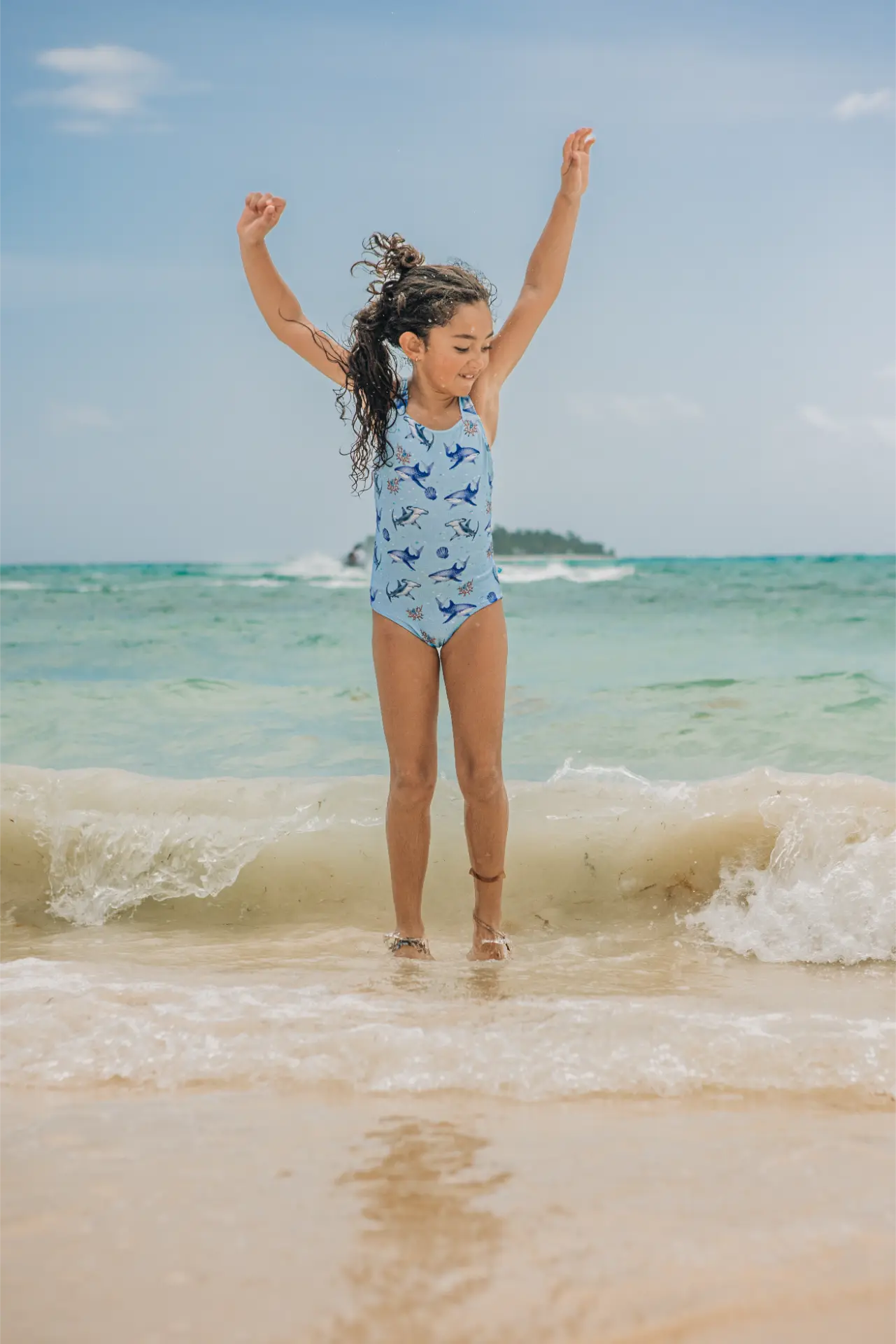 Vestido de baño entero para Niña con protección UV