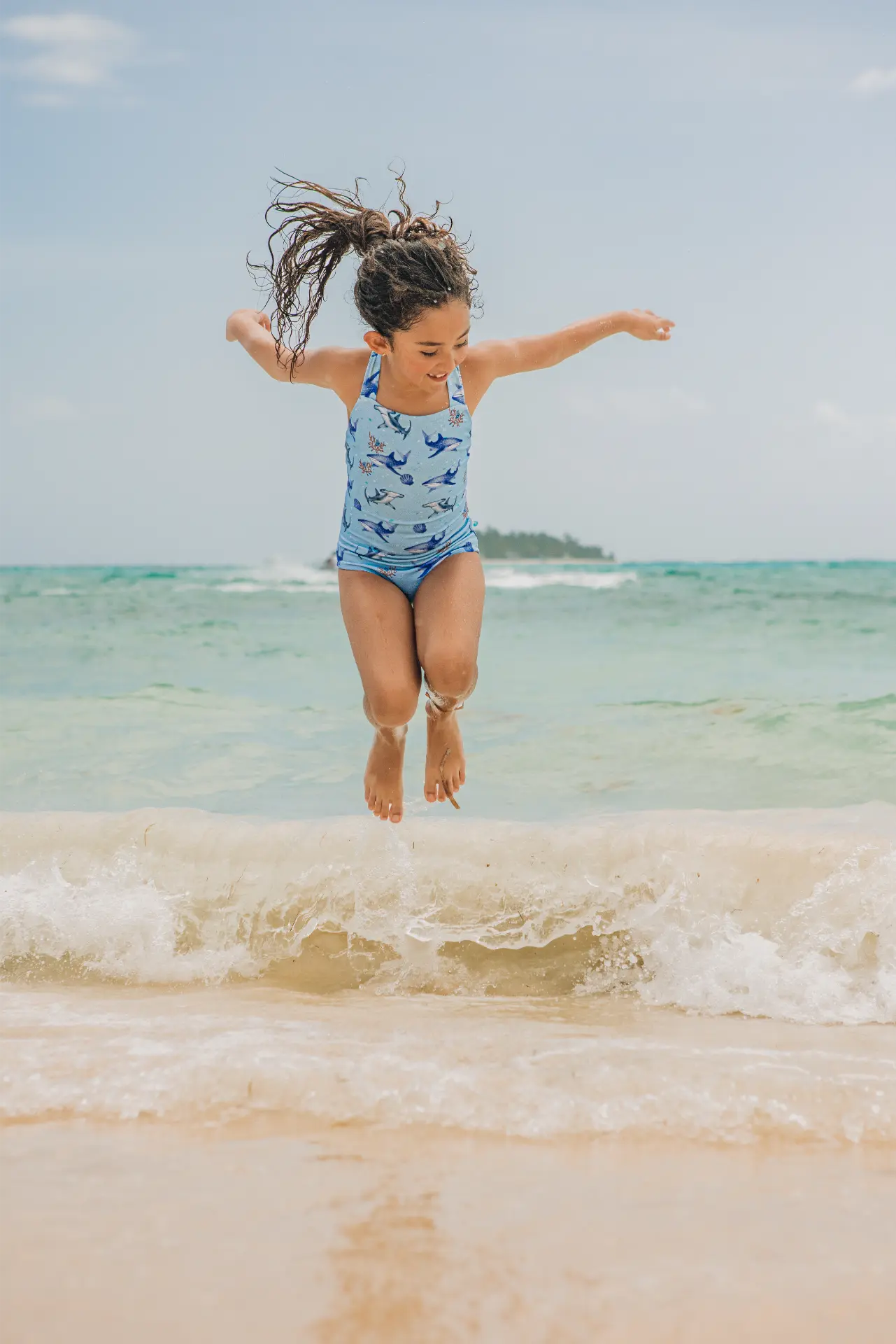 Vestido de baño entero para Niña con protección UV