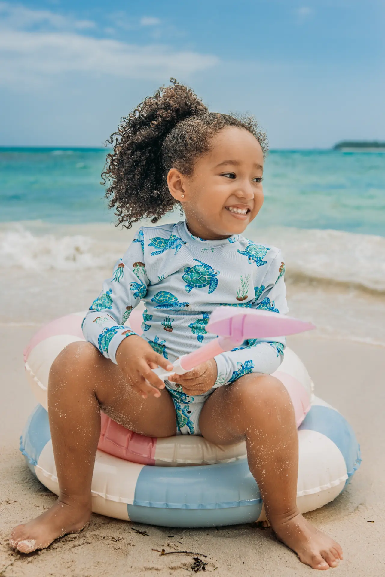 Vestido de baño de 2 piezas para Niña con protección UV