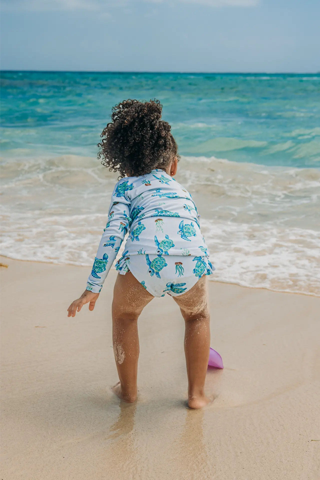 Vestido de baño de 2 piezas para Niña con protección UV