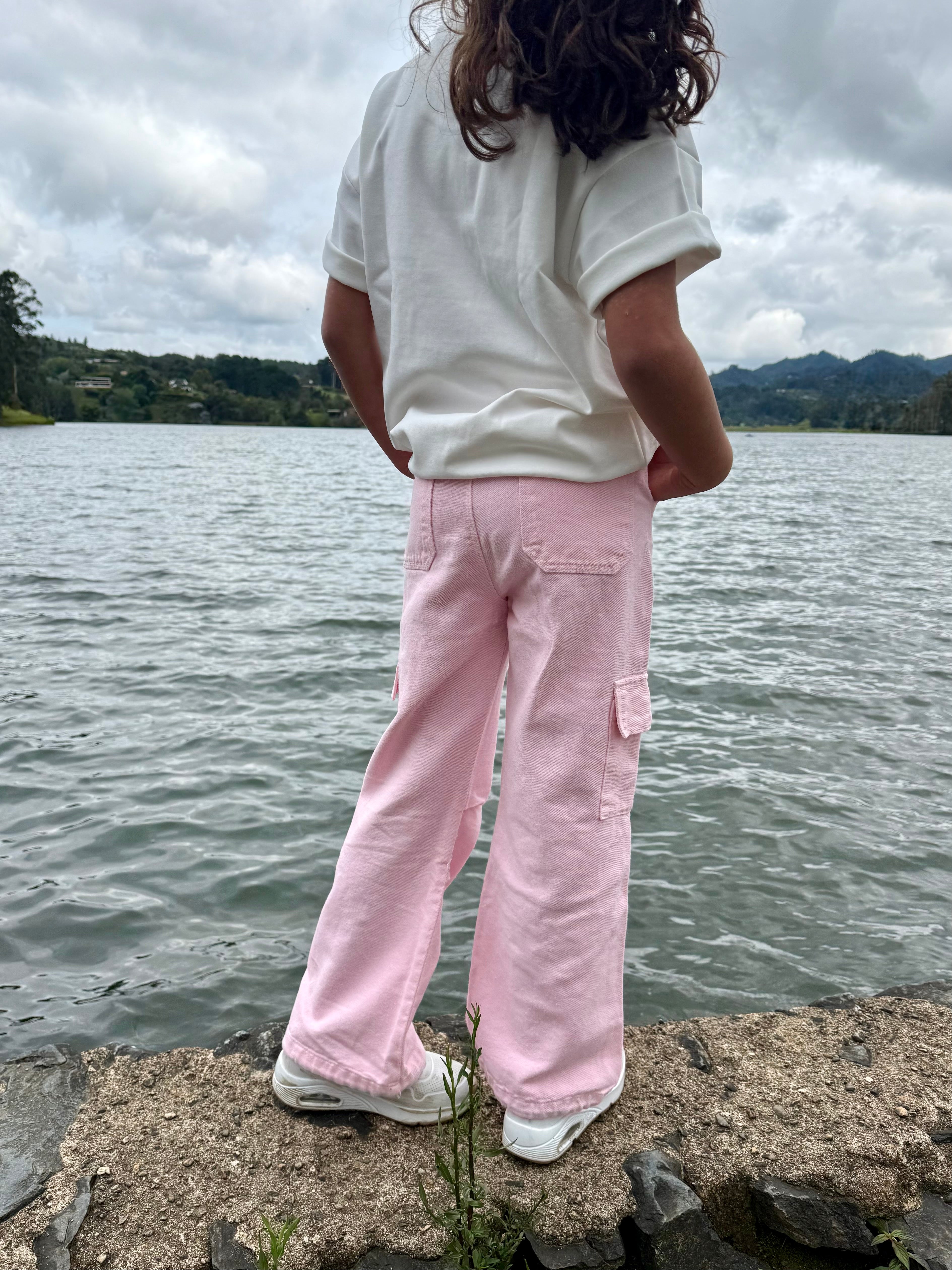Pantalón cargo niña