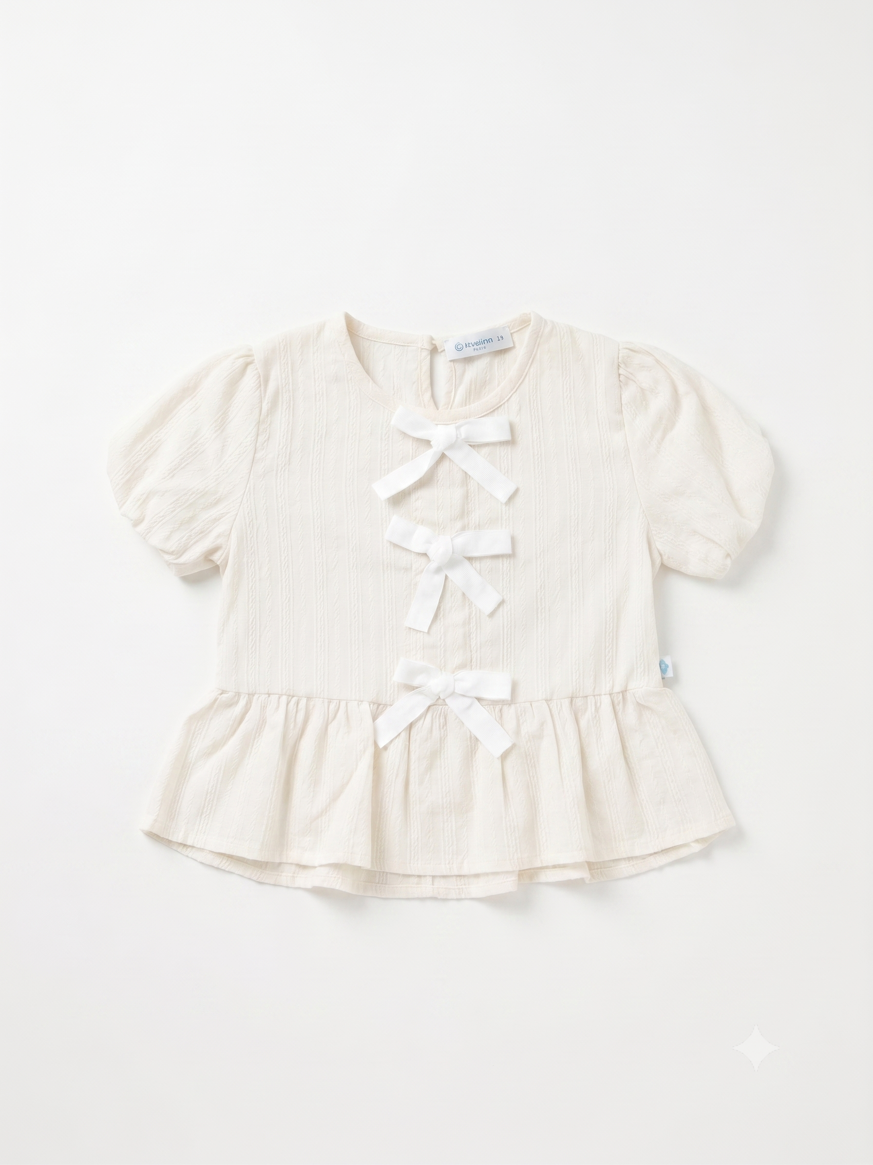 Camisa moños para niña
