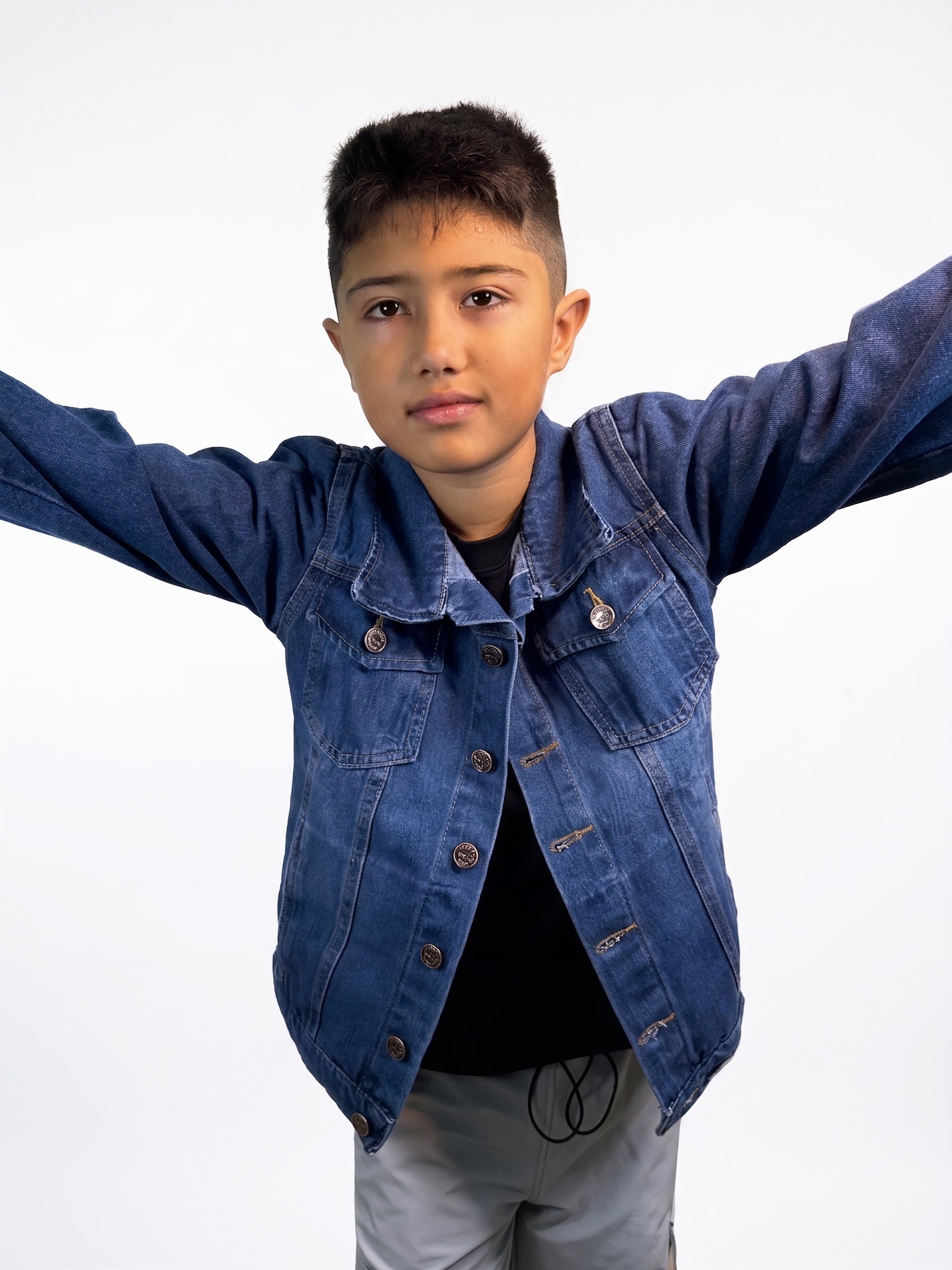 Chaqueta de jean para niño y niña