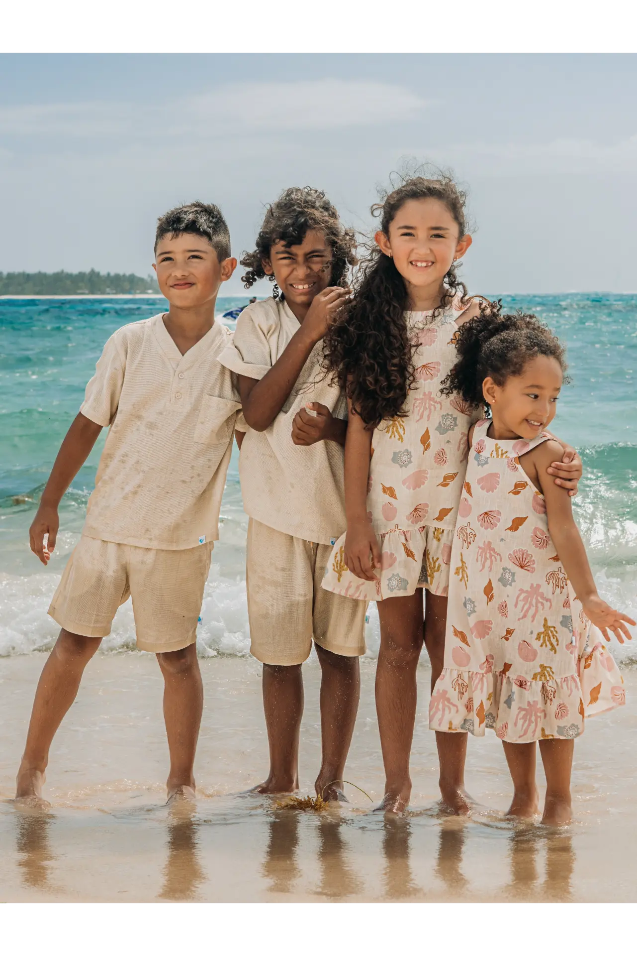 Camisa de verano en Lino para niño