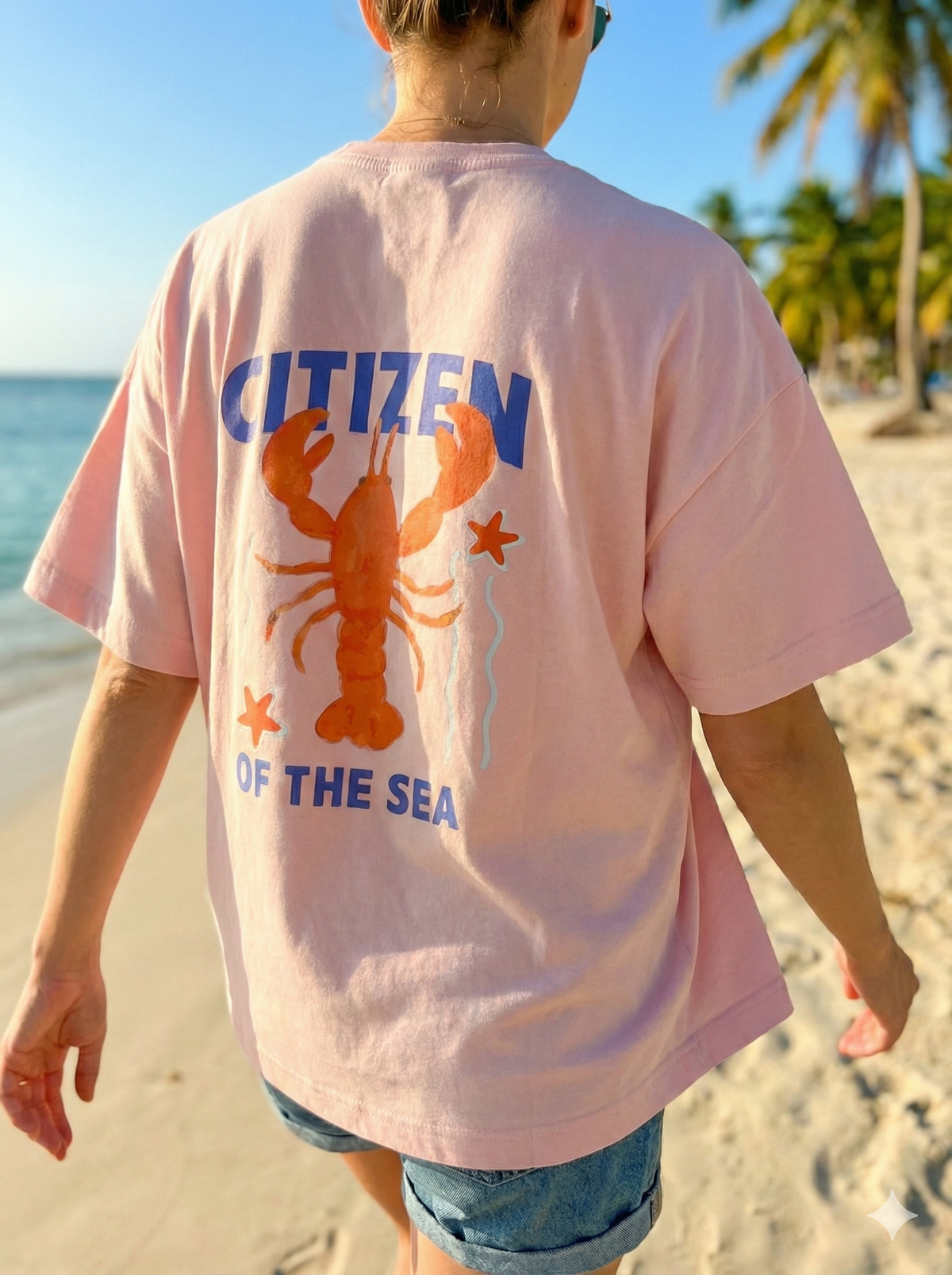 Camiseta estampada oversize