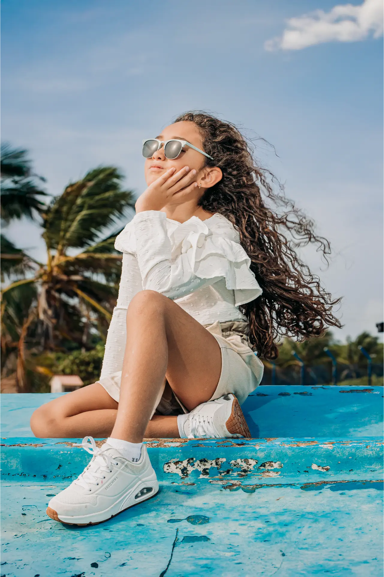 Camisa boleros para niña - Maya