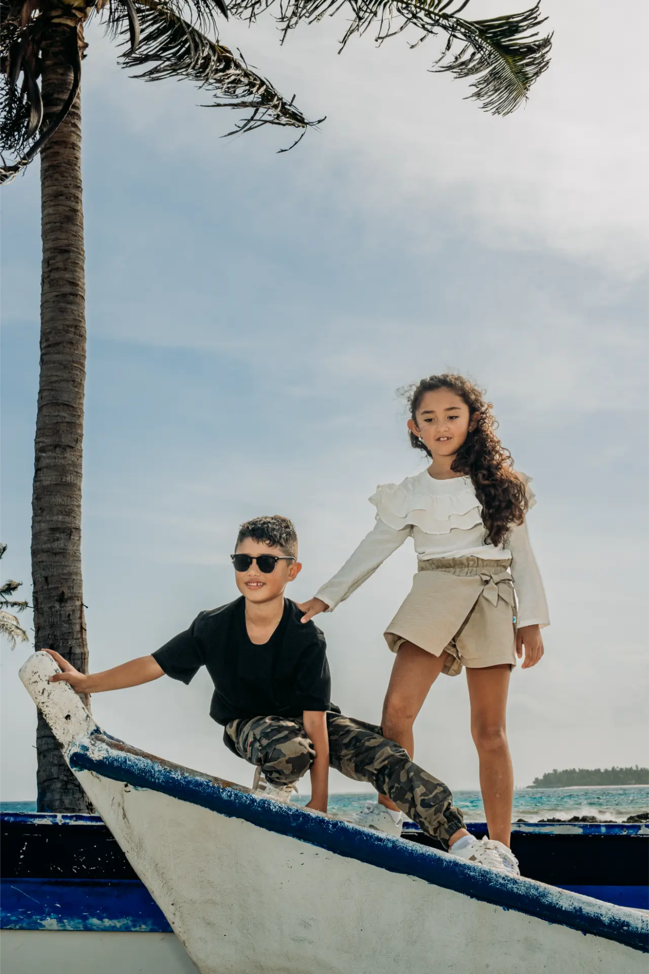 Camisa boleros para niña - Maya