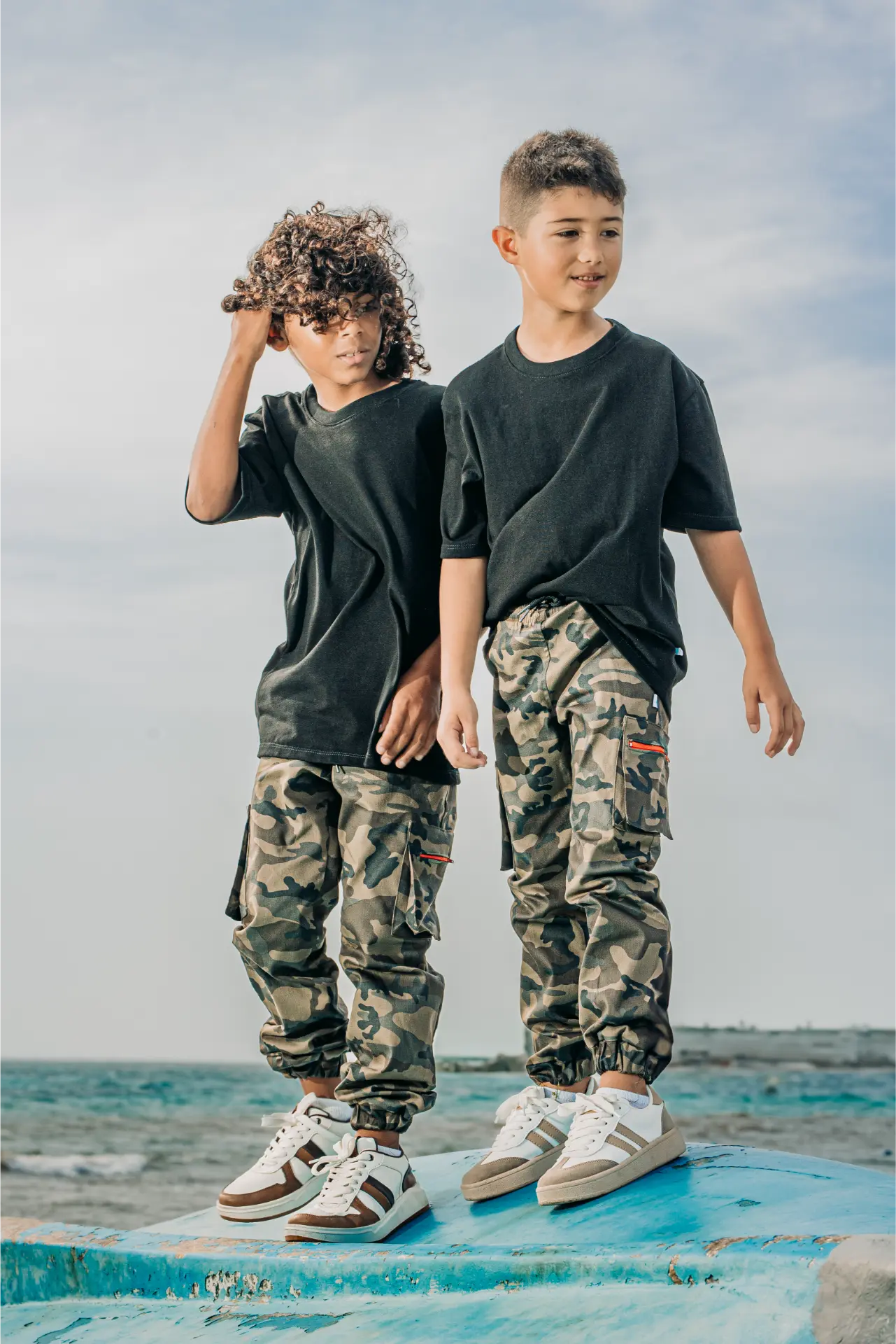 Camiseta oversize en algodón para niño